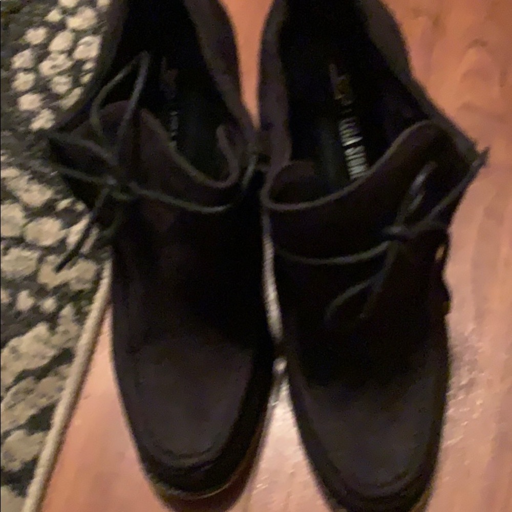 Black ankle boots